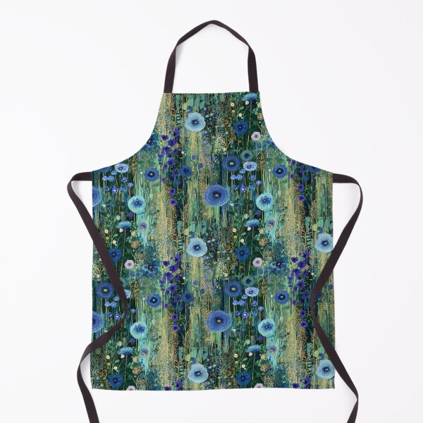 Item preview, Surreal Klimt Garden of Blue Blossoms designed and sold by joannejgg.