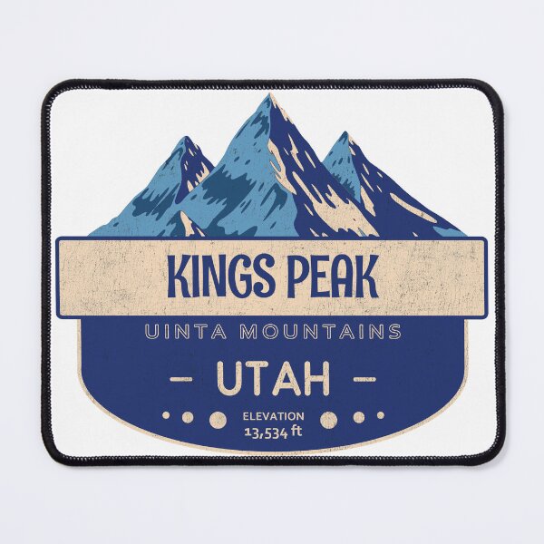 Item preview, Kings Peak, Uinta Mountains, Utah, Mountain Design designed and sold by Wanderful-roads.