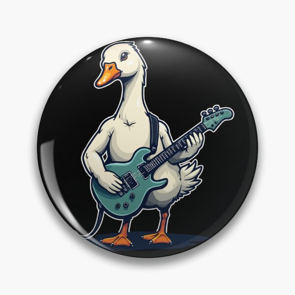 Item preview, Rocking goose with guitar designed and sold by Hans-Design.