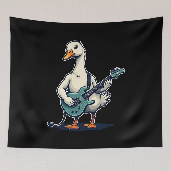Artikelvorschau, Rockige Gans mit Gitarre entworfen und verkauft von Hans-Design.