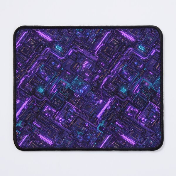 Item preview, Neon Circuitry Futuristic Pattern designed and sold by DarklingAnubiss.