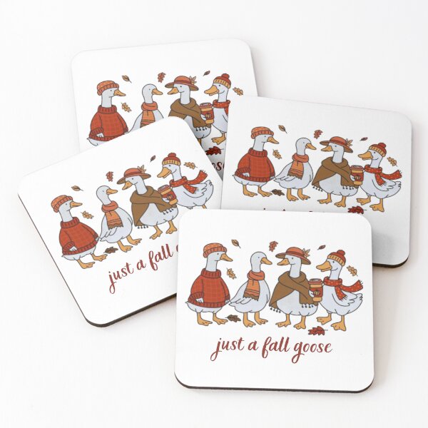Item preview, Just a Fall Goose - Cute Autumn Geese Illustration designed and sold by Colorful-Garden.