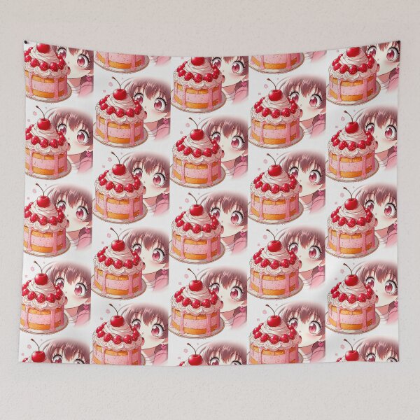 Item preview, Anime Cake – Colorful Kawaii Dessert | Cute Manga Style Food designed and sold by Sugar Wisdom .