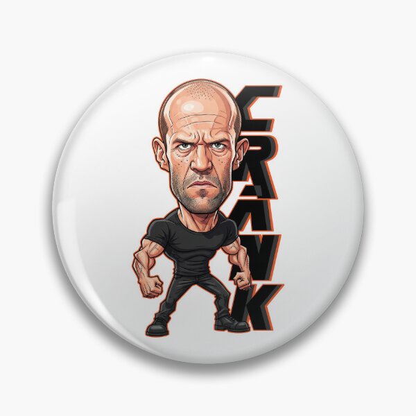 Item preview, Funny Jason Statham adrenaline crank caricature designed and sold by vectorlove.
