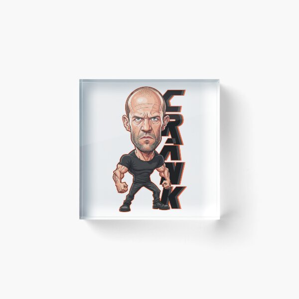 Item preview, Funny Jason Statham adrenaline crank caricature designed and sold by vectorlove.