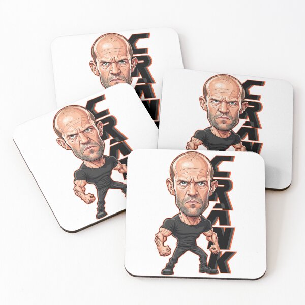 Item preview, Funny Jason Statham adrenaline crank caricature designed and sold by vectorlove.