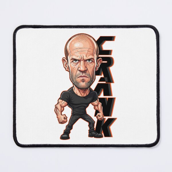 Item preview, Funny Jason Statham adrenaline crank caricature designed and sold by vectorlove.