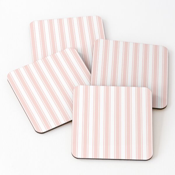 Item preview, Blush Pink and White Vertical Striped Seamless Pattern – Parisian Chic Vintage Romance Design designed and sold by DigiArtBay.