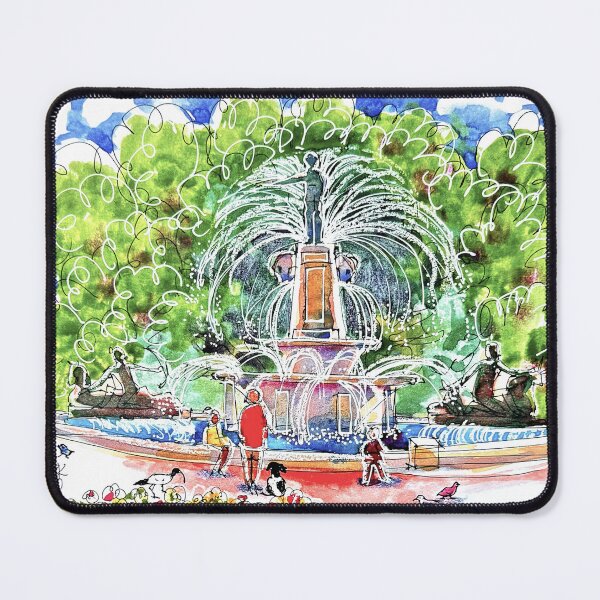 Item preview, Sydney. The Archibald Fountain in Hyde Park designed and sold by ErinHillStudio.