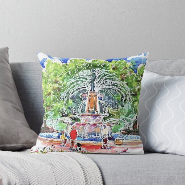 Item preview, Sydney. The Archibald Fountain in Hyde Park designed and sold by ErinHillStudio.