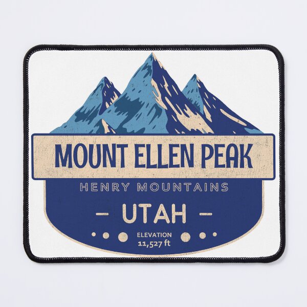 Item preview, Mount Ellen Peak, Henry Mountains, Utah, Mountain Design designed and sold by Wanderful-roads.