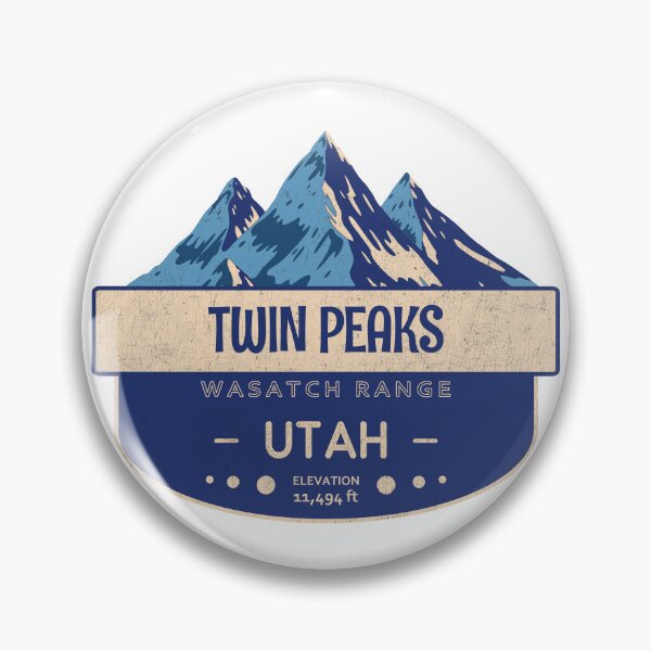 Item preview, Twin Peaks, Wasatch Range, Utah, Mountain Design designed and sold by Wanderful-roads.