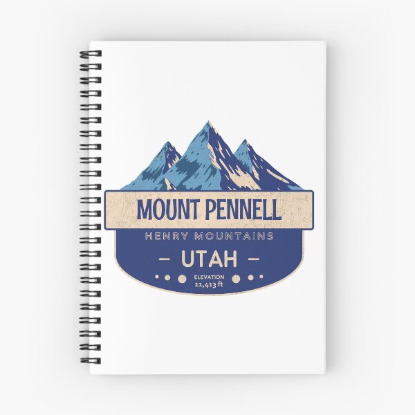 Item preview, Mount Pennell, Henry Mountains, Utah, Mountain Design designed and sold by Wanderful-roads.