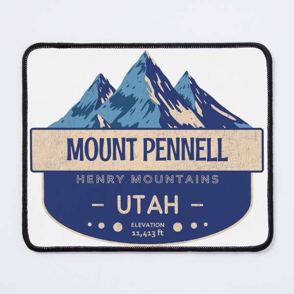 Item preview, Mount Pennell, Henry Mountains, Utah, Mountain Design designed and sold by Wanderful-roads.
