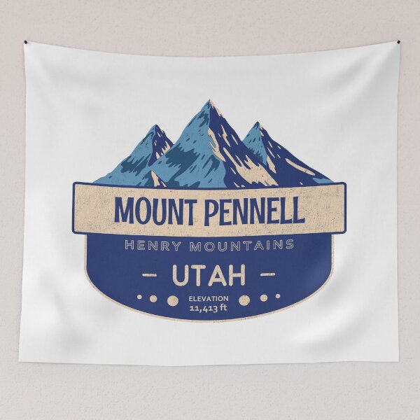 Item preview, Mount Pennell, Henry Mountains, Utah, Mountain Design designed and sold by Wanderful-roads.
