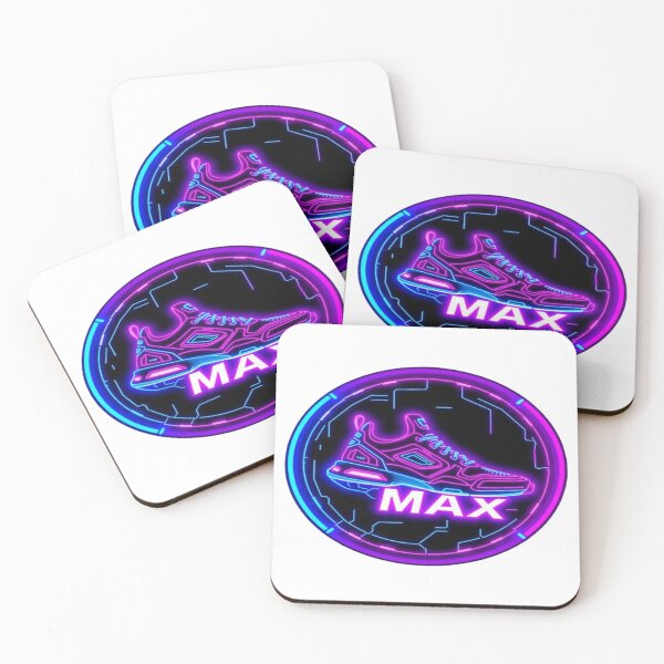Item preview, Cyberpunk MAX Sneaker – Neon Emblem Sticker designed and sold by Imaginarium of Chaos falcon88 .