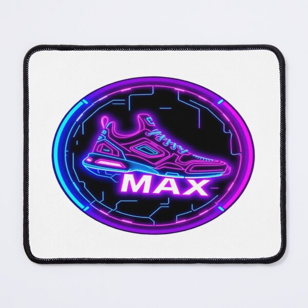 Item preview, Cyberpunk MAX Sneaker – Neon Emblem Sticker designed and sold by Imaginarium of Chaos falcon88 .