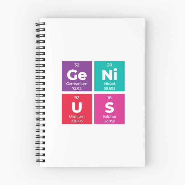 Item preview, Genius Periodic Table Square Design – Science Gift for Geeks, Students & Teachers designed and sold by Rodney's Marketplace.
