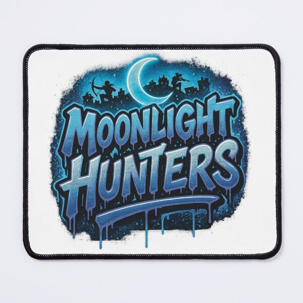 Item preview, Moonlight Hunters – Neon Graffiti Street Art Design designed and sold by VandalMuse.
