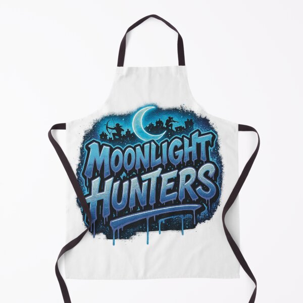 Item preview, Moonlight Hunters – Neon Graffiti Street Art Design designed and sold by VandalMuse.