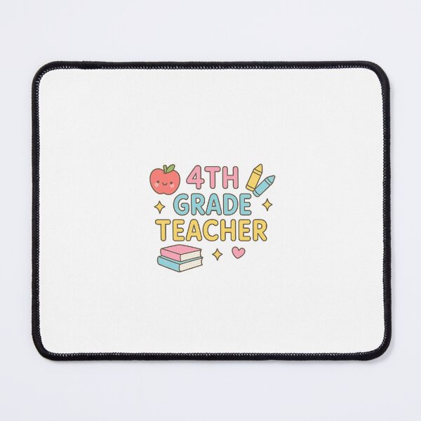 Item preview, 4th Grade Teacher Sticker – Cute Back to School Design designed and sold by jane-sol.
