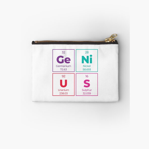 Item preview, Genius Periodic Table Outline Square Design – Minimalist Science Gift for Geeks designed and sold by Rodney's Marketplace.