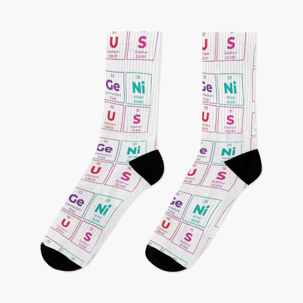 Item preview, Genius Periodic Table Outline Square Design – Minimalist Science Gift for Geeks designed and sold by Rodney's Marketplace.