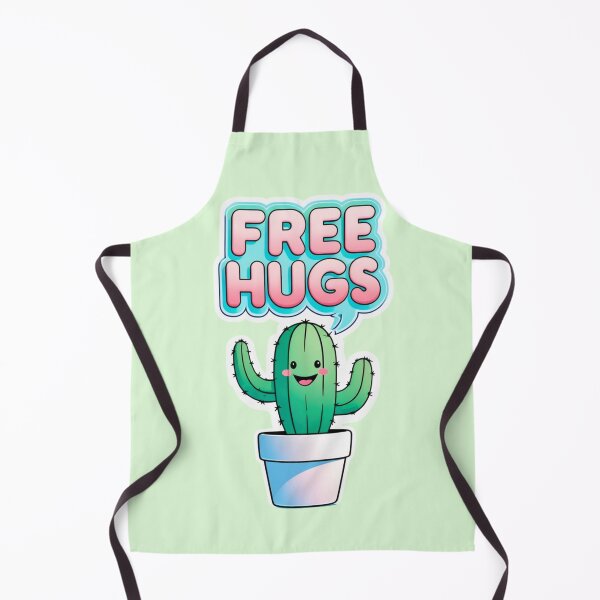 Item preview, Free Hugs - Cute Cactus with Flowers designed and sold by VibrArtco.