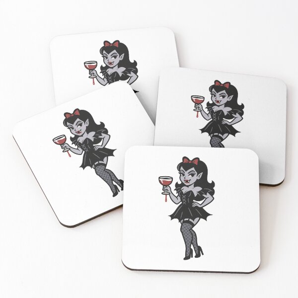 Item preview, Retro Vampire Blood Queen Pin-Up  designed and sold by ResinandRelics.
