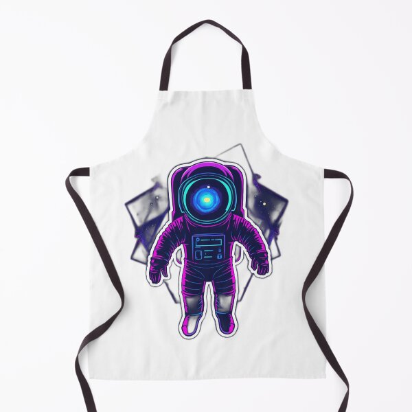 Item preview, Surreal Astronaut Galaxy Spiral – Minimalist Neon Space Vector Design for T-Shirts & Stickers designed and sold by Mohamed3135.