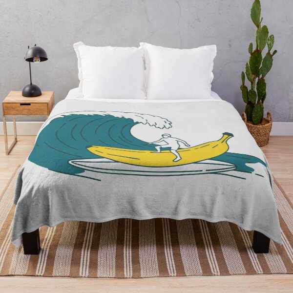Item preview, Surfer Rides Banana Wave designed and sold by Amir Faysal.