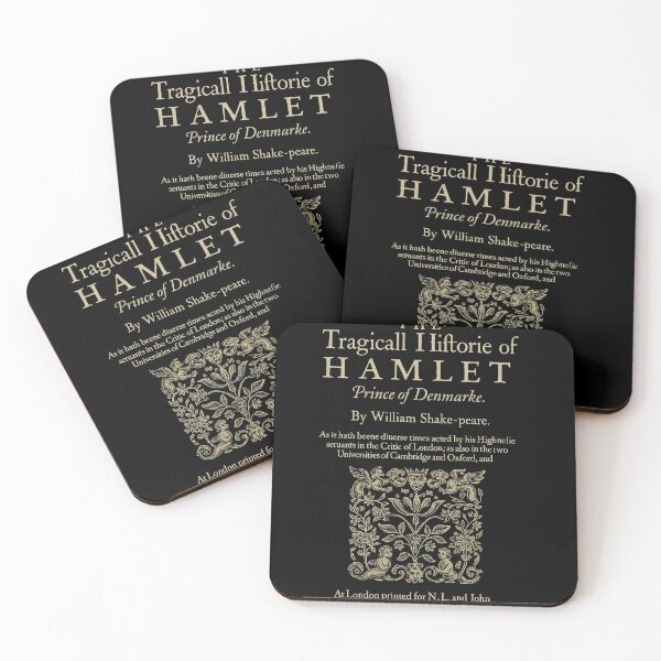 Item preview, Hamlet First Edition Title Page T-Shirt – Shakespeare Literature Tee designed and sold by BadGirlzz.