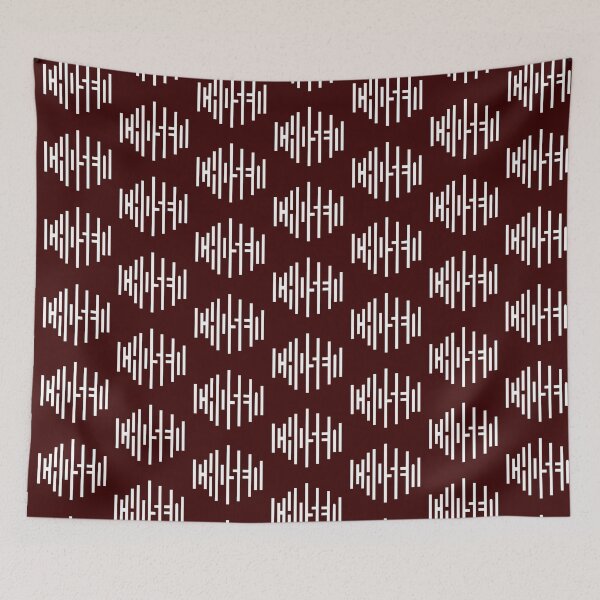 Item preview, Chosen - Inspiring Christian simple minimal white sound pattern vertical optical illusion lines white designed and sold by ZechJohnRB.