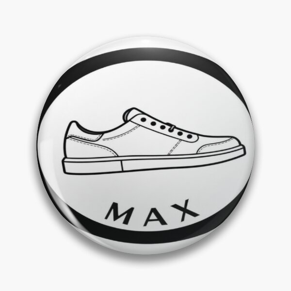 Item preview, Minimal MAX Sneaker – Clean Emblem Sticker designed and sold by Imaginarium of Chaos falcon88 .