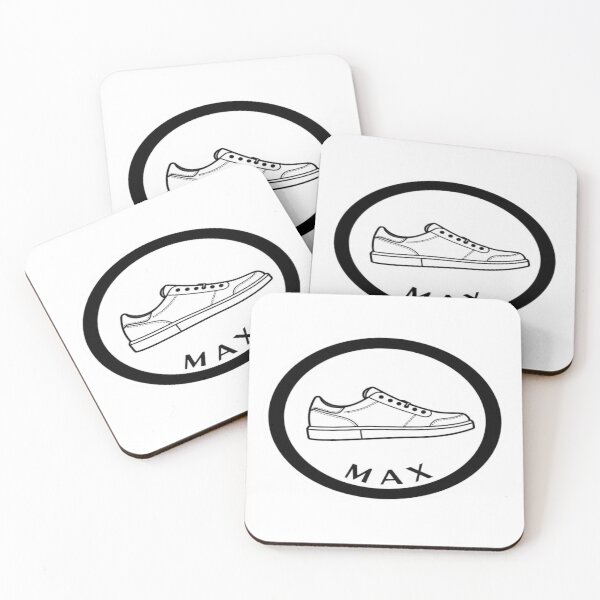 Item preview, Minimal MAX Sneaker – Clean Emblem Sticker designed and sold by Imaginarium of Chaos falcon88 .