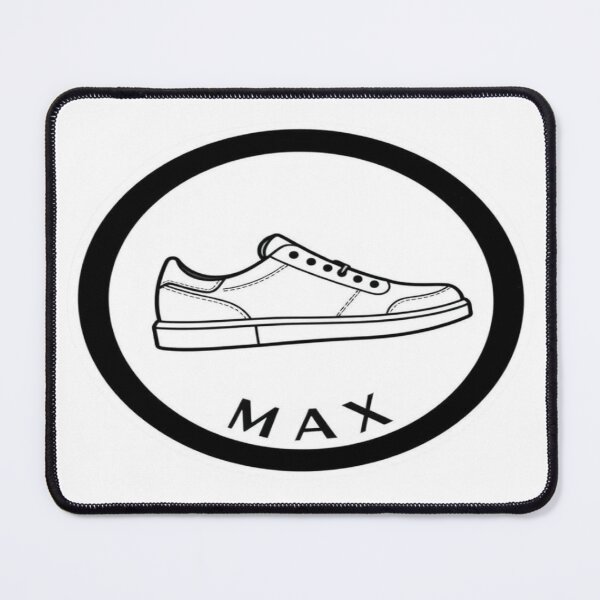 Item preview, Minimal MAX Sneaker – Clean Emblem Sticker designed and sold by Imaginarium of Chaos falcon88 .