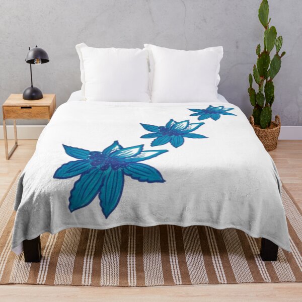 Item preview, Flowing Blue Blossoms – Dreamy Floral Design designed and sold by BulletKitty82.