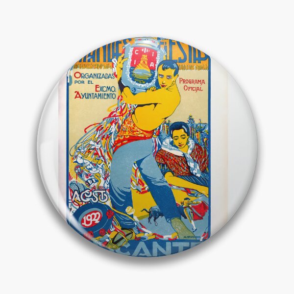 Item preview,  Vintage Alicante Spain Festival Poster designed and sold by TeeARTHY.