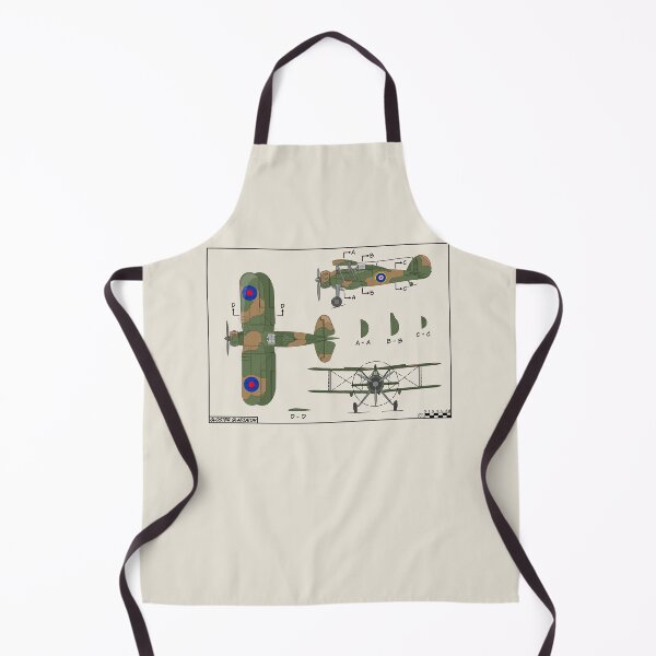 Item preview, Gloster Gladiator WW2 Biplane Fighter Color Diagrams designed and sold by MilitaryMart.