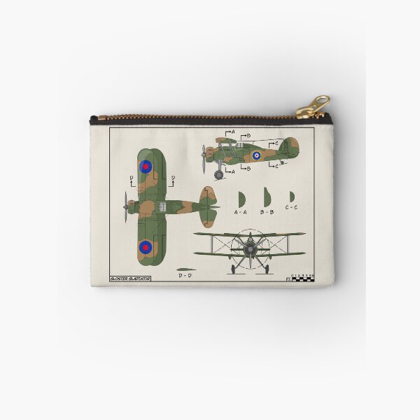 Item preview, Gloster Gladiator WW2 Biplane Fighter Color Diagrams designed and sold by MilitaryMart.