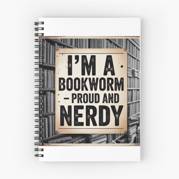 Item preview, I’m a Bookworm Proud and Nerdy – Vintage Reading Lover Librarian Gift designed and sold by NO-STUDIO.