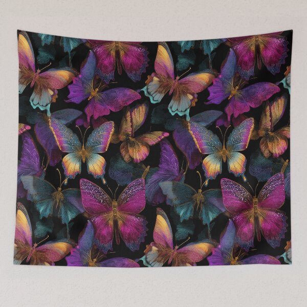 Item preview, Neon Butterfly Maximalist Pattern designed and sold by DarklingAnubiss.