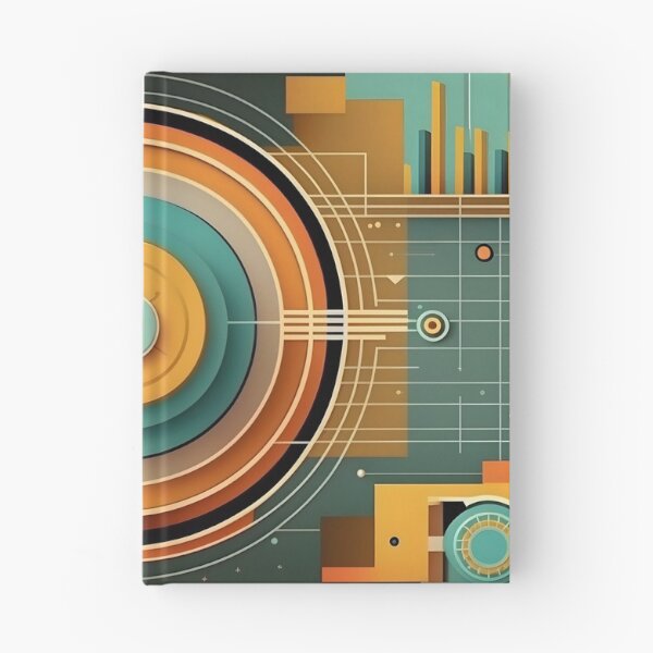 Item preview, Big data abstract visualization geometric concept in retro color palette. Infographic style illustration. AI Generative content designed and sold by dvoevnore.