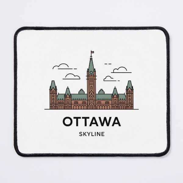 Item preview, Ottawa City Skyline – Minimalist Earthy Travel Souvenir Design designed and sold by Paper Drip.