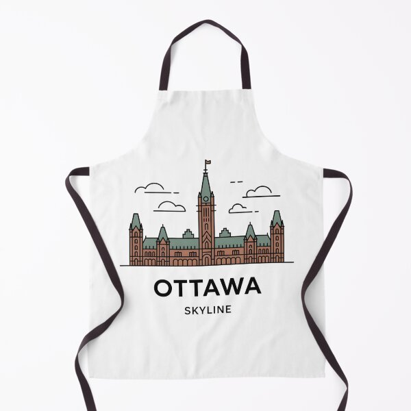 Item preview, Ottawa City Skyline – Minimalist Earthy Travel Souvenir Design designed and sold by Paper Drip.