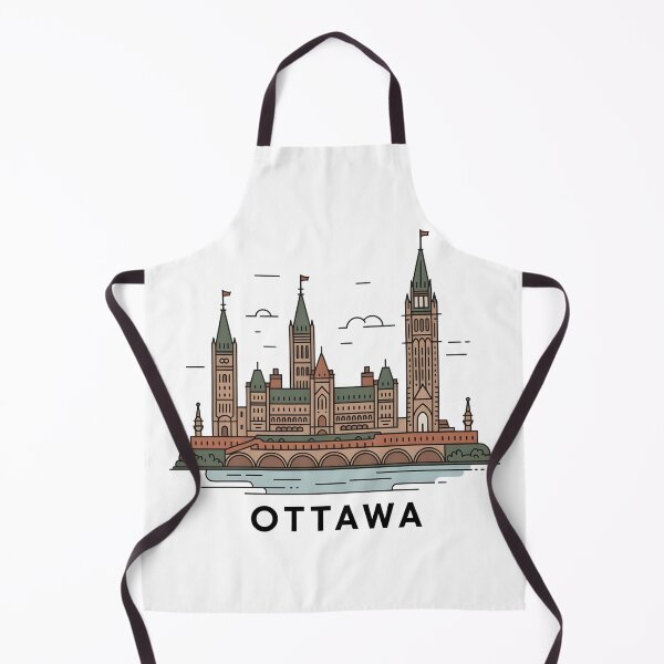 Item preview, OTTAWA City Skyline – Minimalist Earthy Travel Souvenir Design designed and sold by Paper Drip.