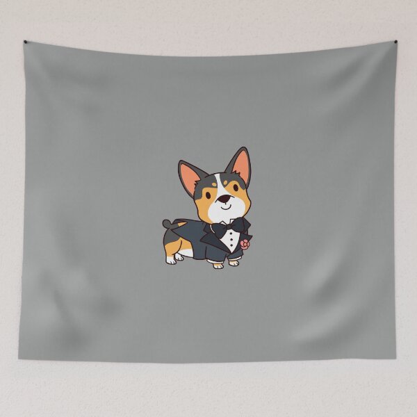 Item preview, Groom Tri Color Corgi Wedding designed and sold by thepawster.