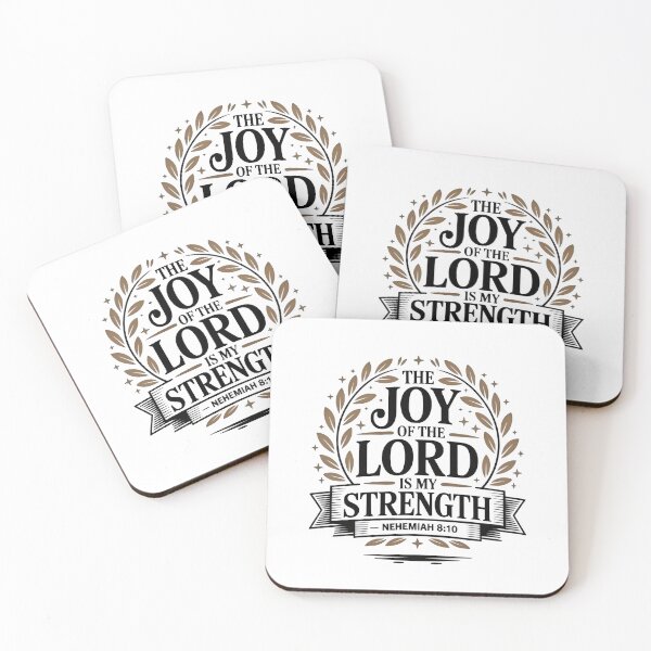 Item preview, Joy of the Lord Christian Bible Verse Art designed and sold by Zanigold.