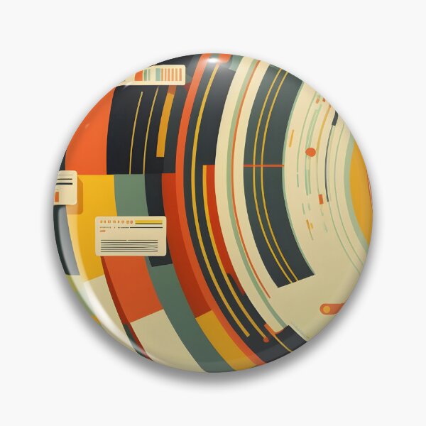 Item preview, Big data abstract geometrical visualization concept in retro color palette. Vertical stories format template. AI Generative content designed and sold by dvoevnore.
