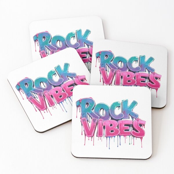 Item preview, Rock Vibes – Cool Music Typography Design designed and sold by AlexLineArt.